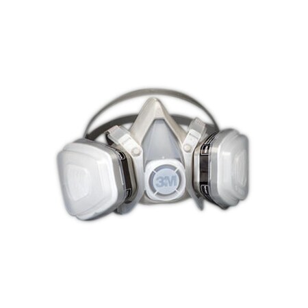 3M Half Facepiece 5000 Organic Vapor/P95 Dispos. Respirator, W/Filters, Lg 50051138660708